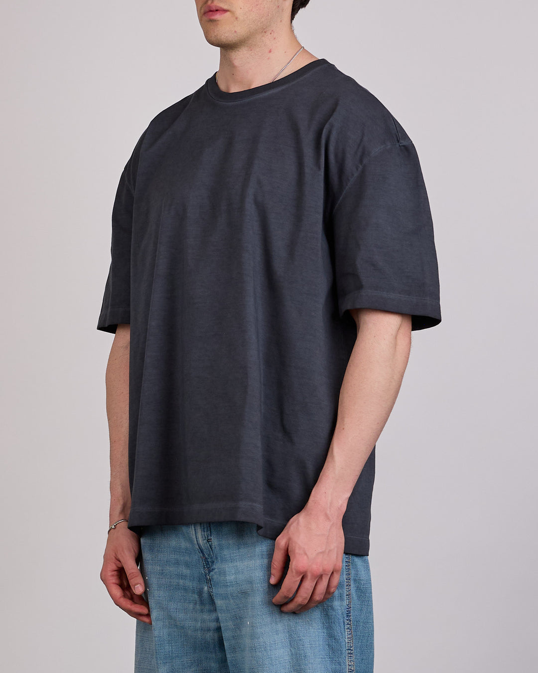 Maison Margiela Heavy Jersey Garment Dyed T-Shirt Anthracite