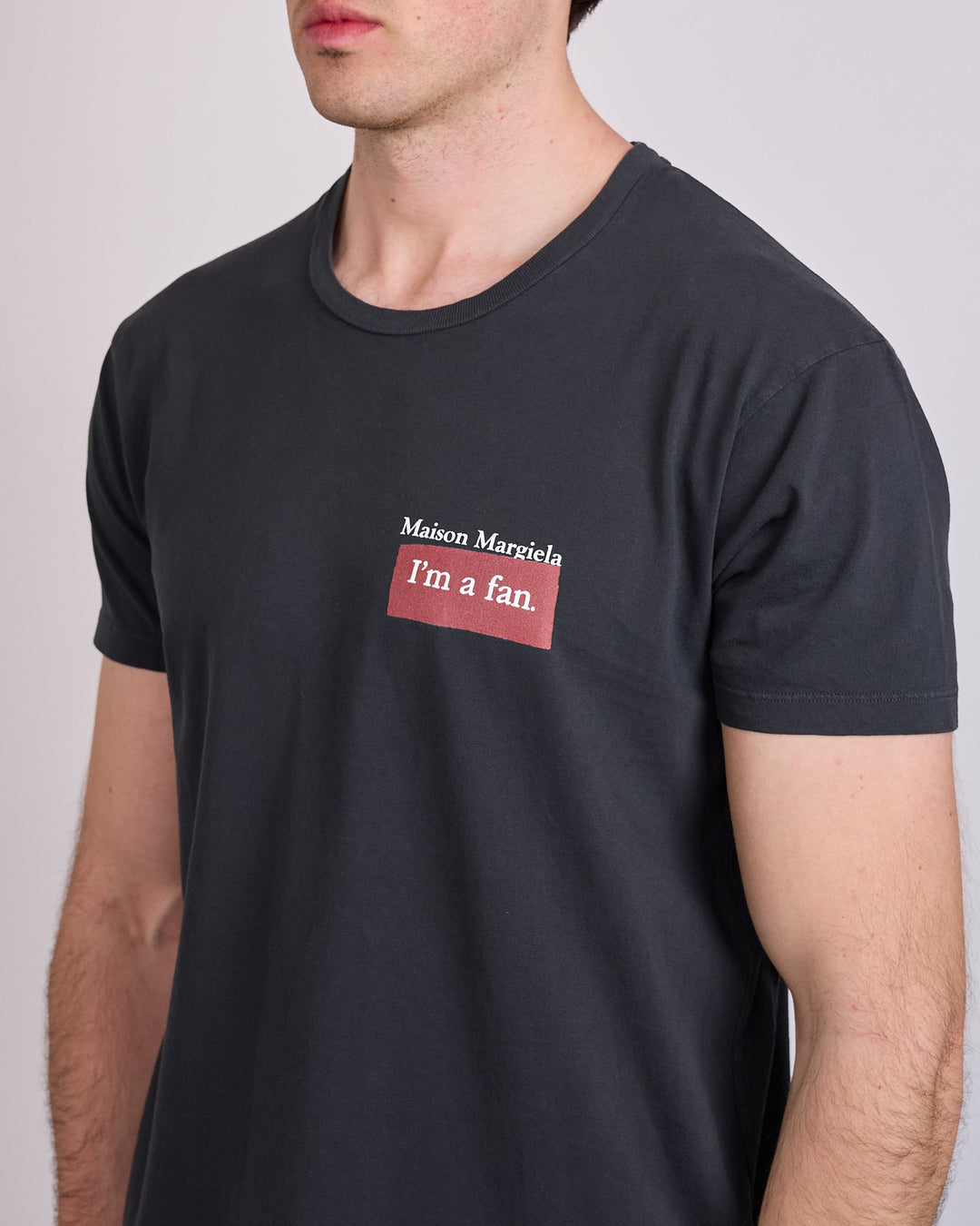 Maison Margiela I'm a Fan T-Shirt Charcoal
