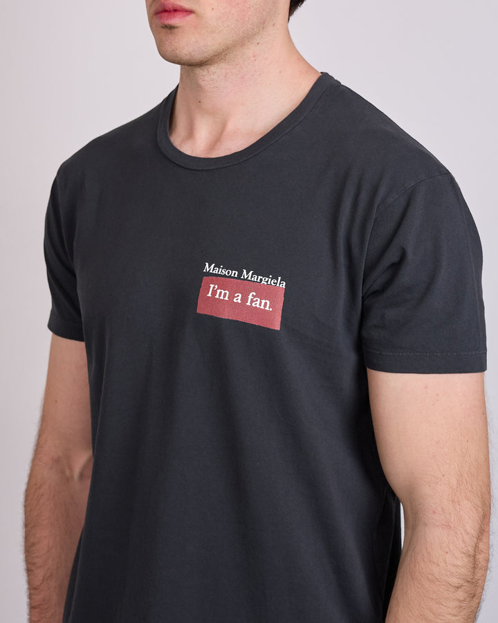 Maison Margiela I'm a Fan T-Shirt Charcoal