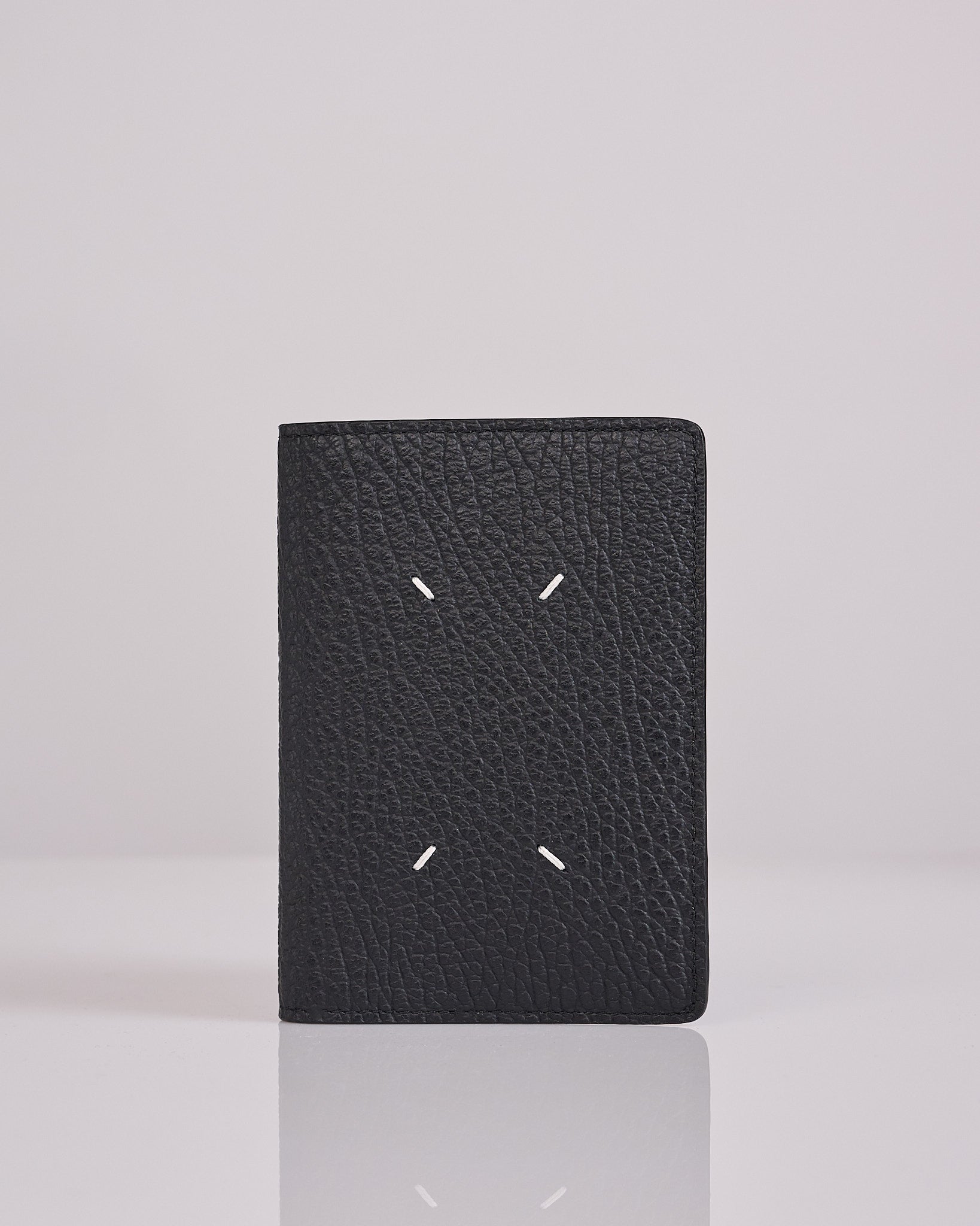 Maison Margiela Leather Passport Holder Black – LESS 17