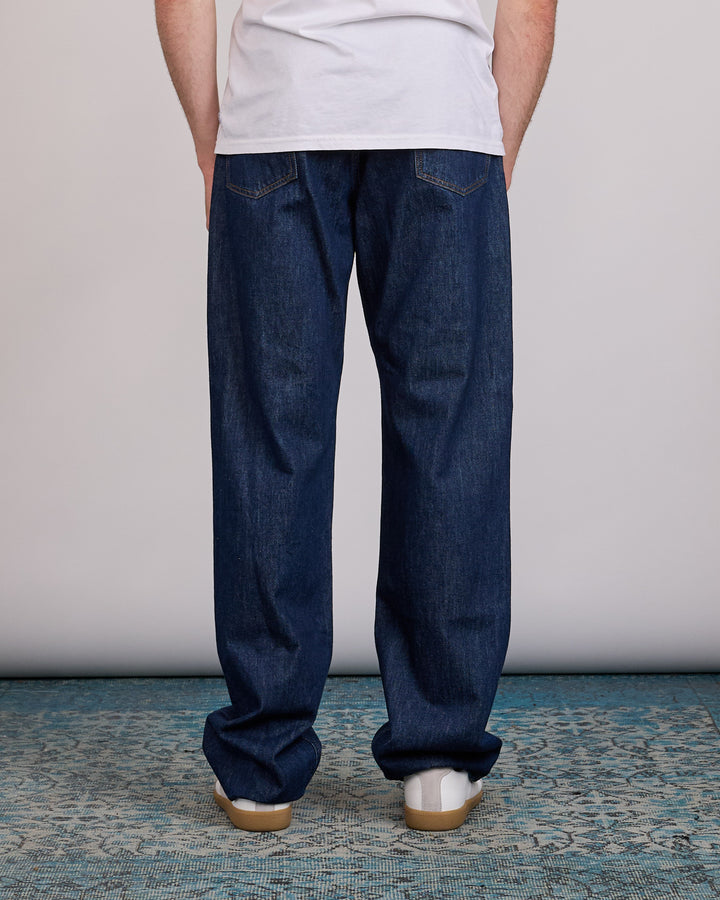 Maison Margiela MM6 11oz Double Knee Repair Jean Blue