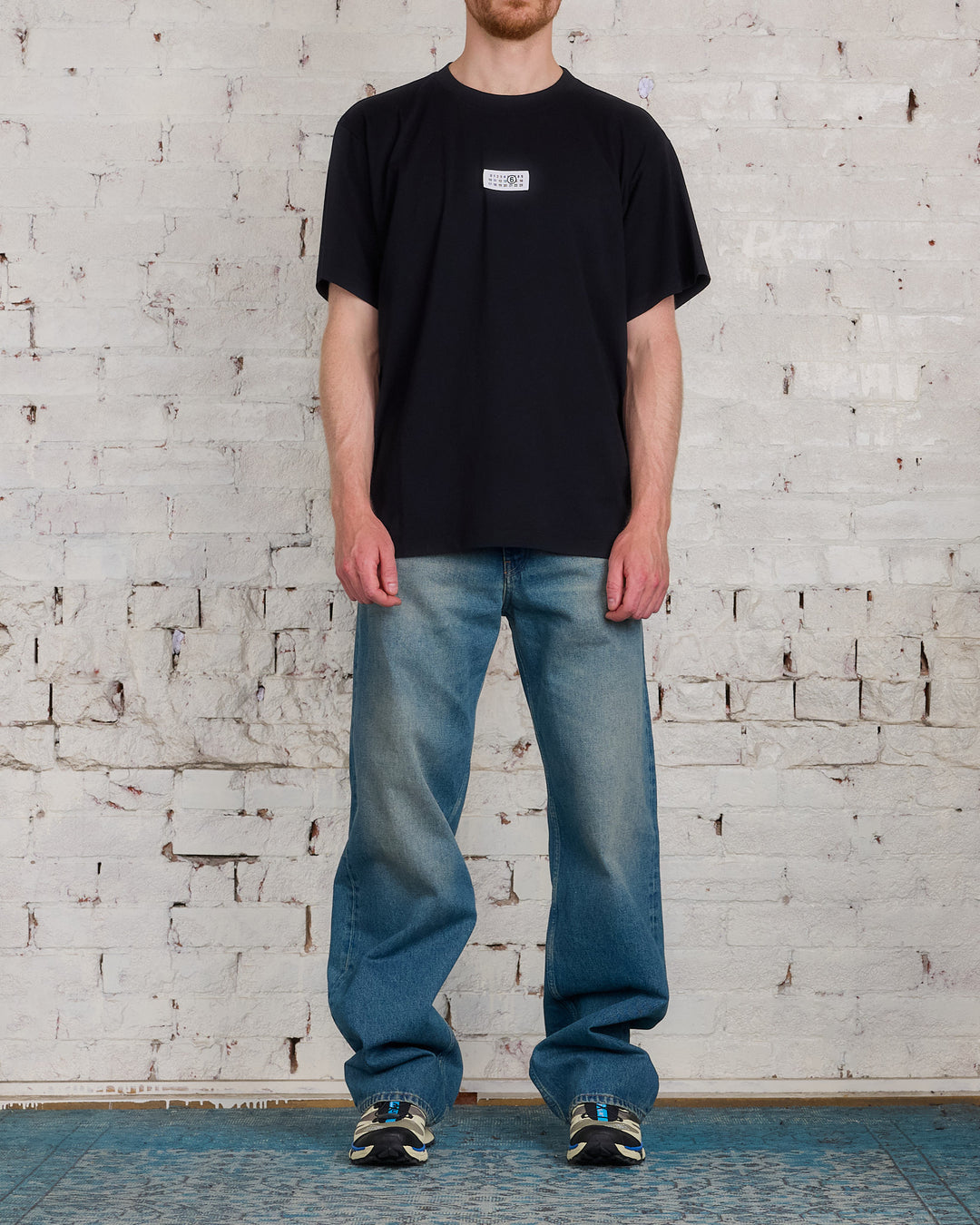 Maison Margiela MM6 5-Pocket Relaxed Fade Jean Blue