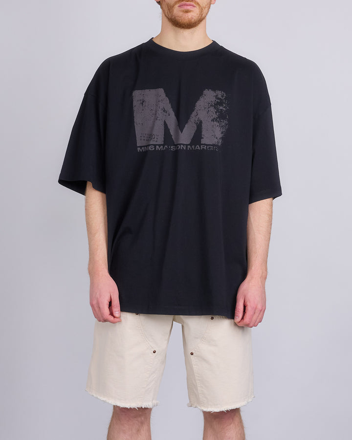 Maison Margiela MM6 Big M T-Shirt Black Grey