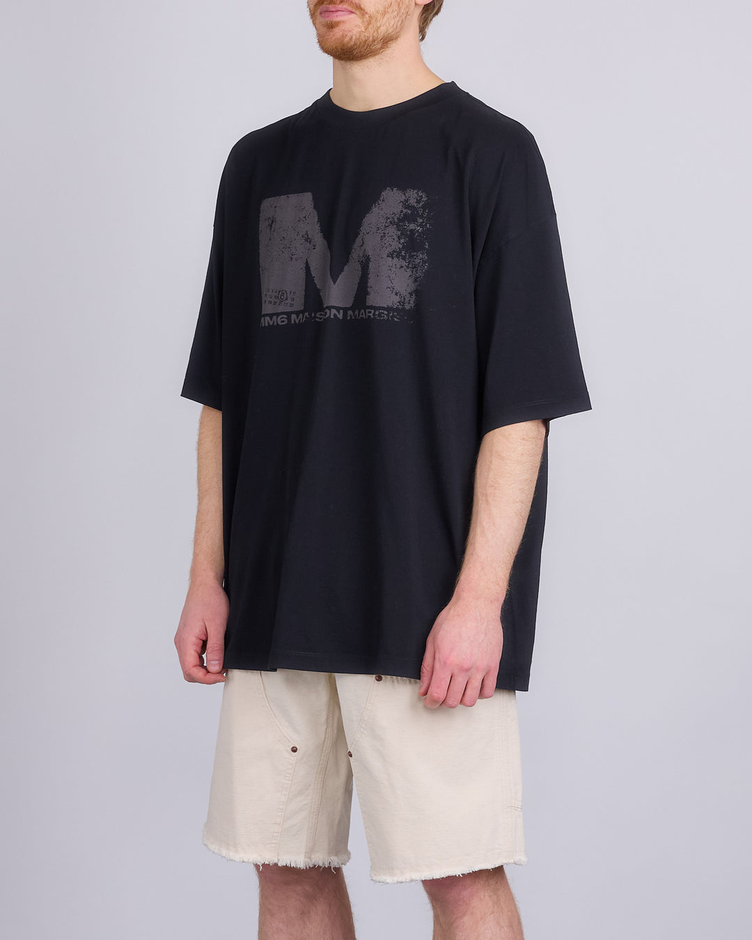 Maison Margiela MM6 Big M T-Shirt Black Grey