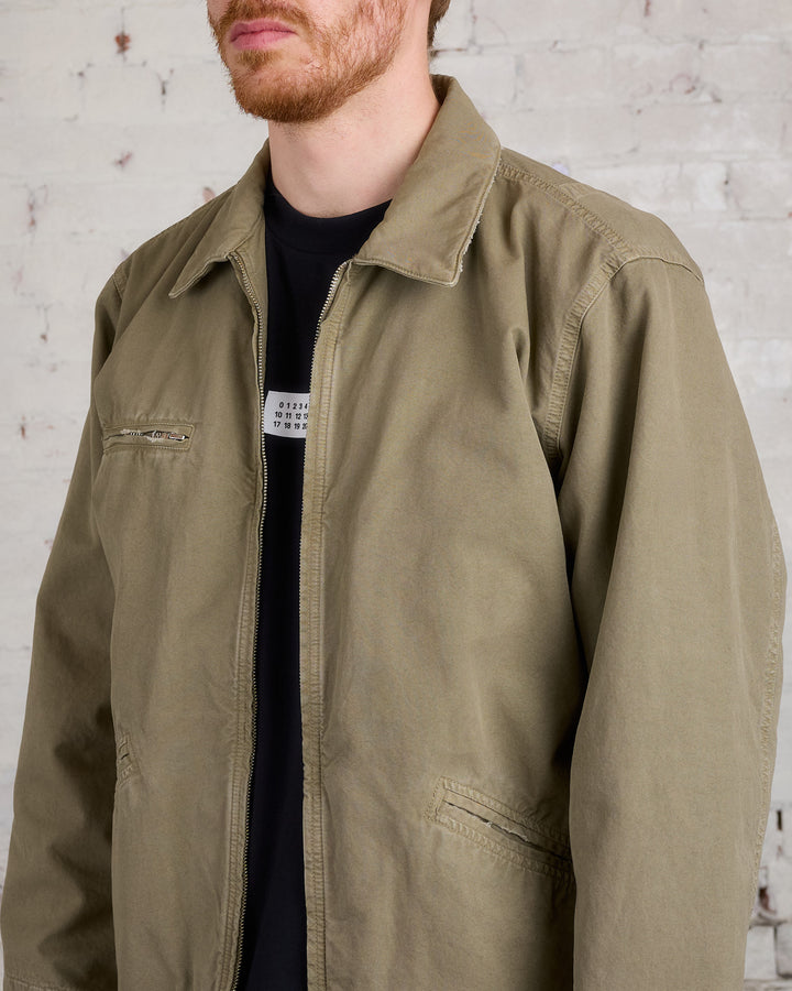 Maison Margiela MM6 Canvas Zip Pocket Jacket Green