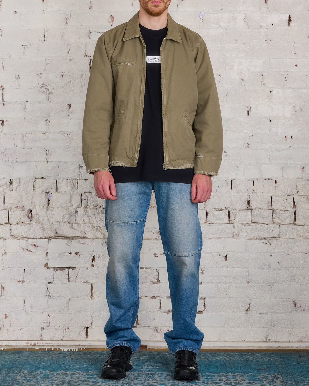 Maison Margiela MM6 Canvas Zip Pocket Jacket Green