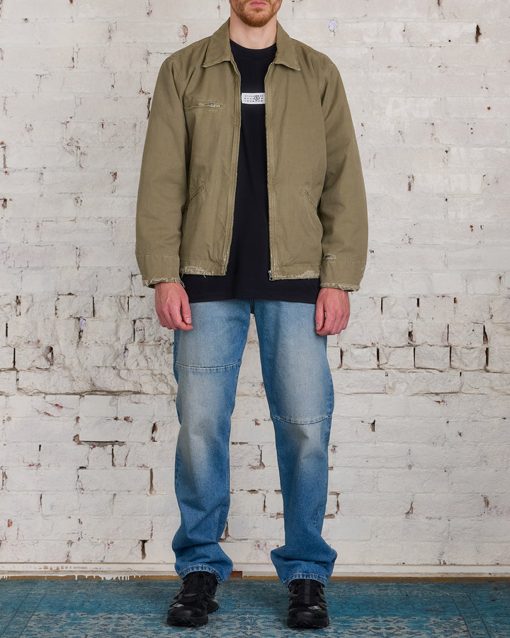 Maison Margiela MM6 Canvas Zip Pocket Jacket Green