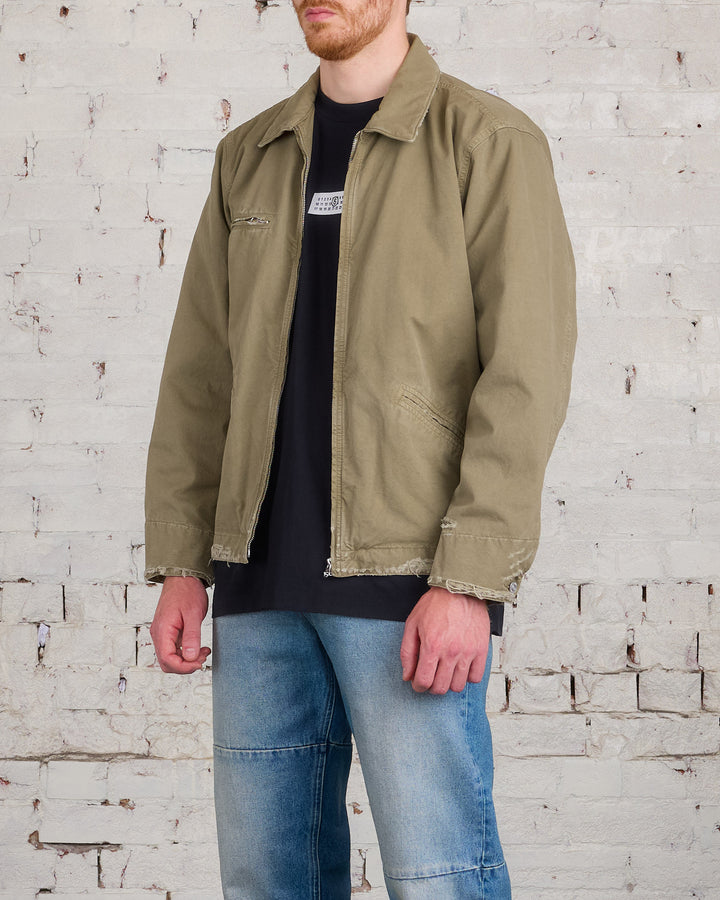 Maison Margiela MM6 Canvas Zip Pocket Jacket Green