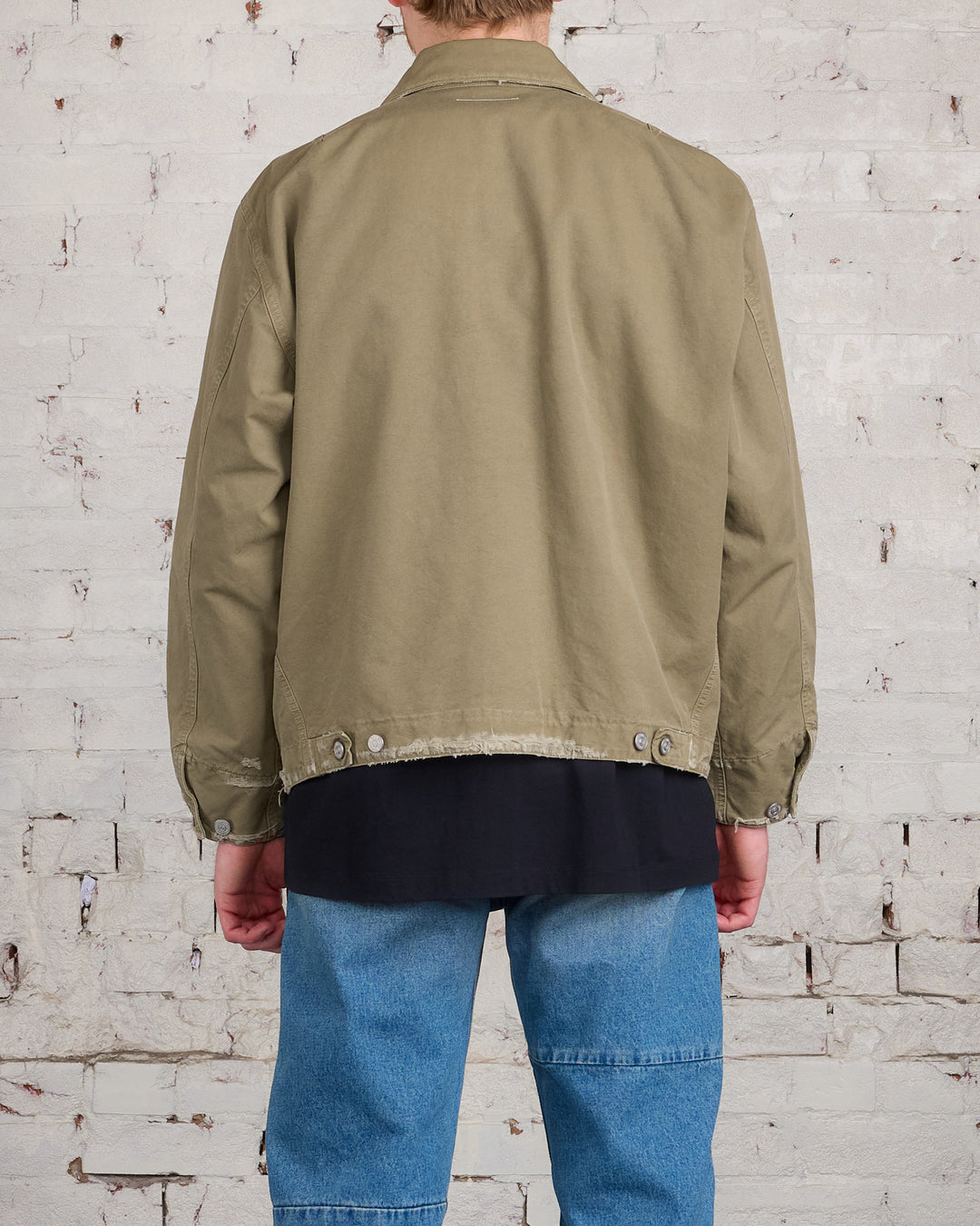 Maison Margiela MM6 Canvas Zip Pocket Jacket Green