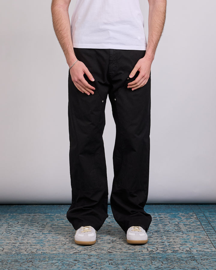 Maison Margiela MM6 Cotton Canvas Carpenter Pant Black