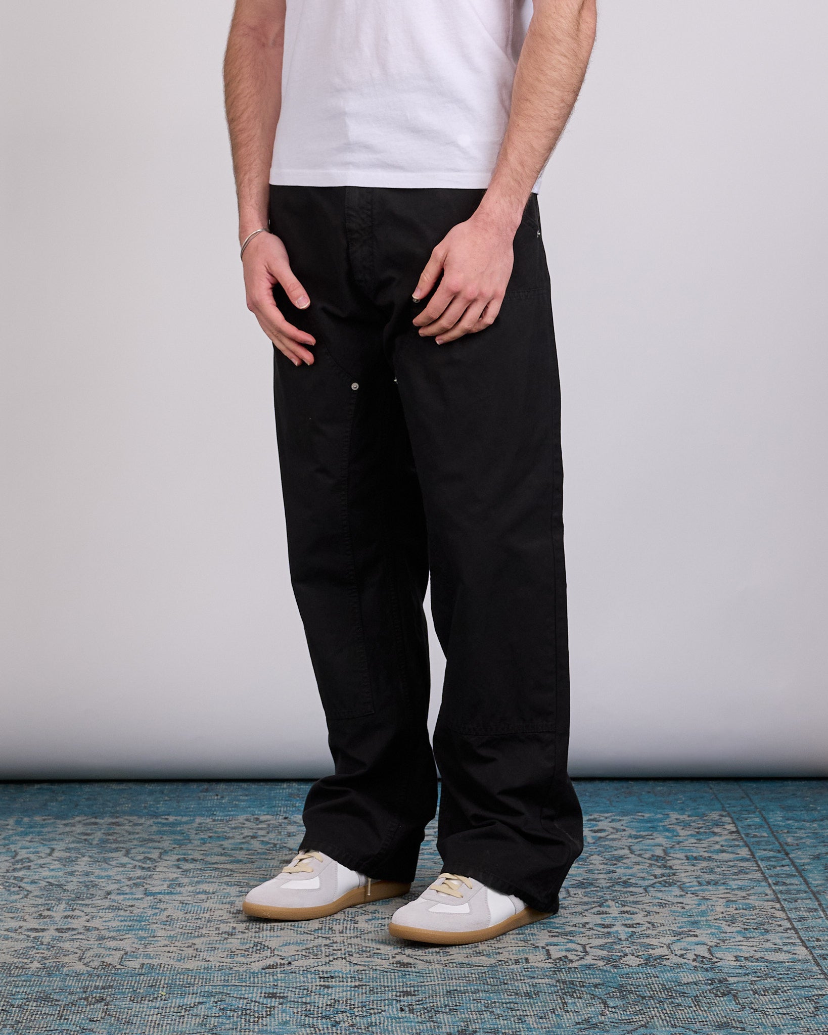 Maison Margiela MM6 Cotton Canvas Carpenter Pant Black – LESS 17