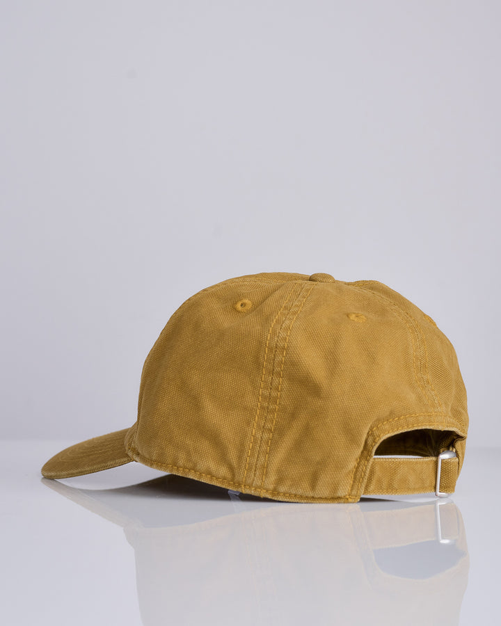 Maison Margiela MM6 Cotton Canvas Numbers Logo Cap Tobacco