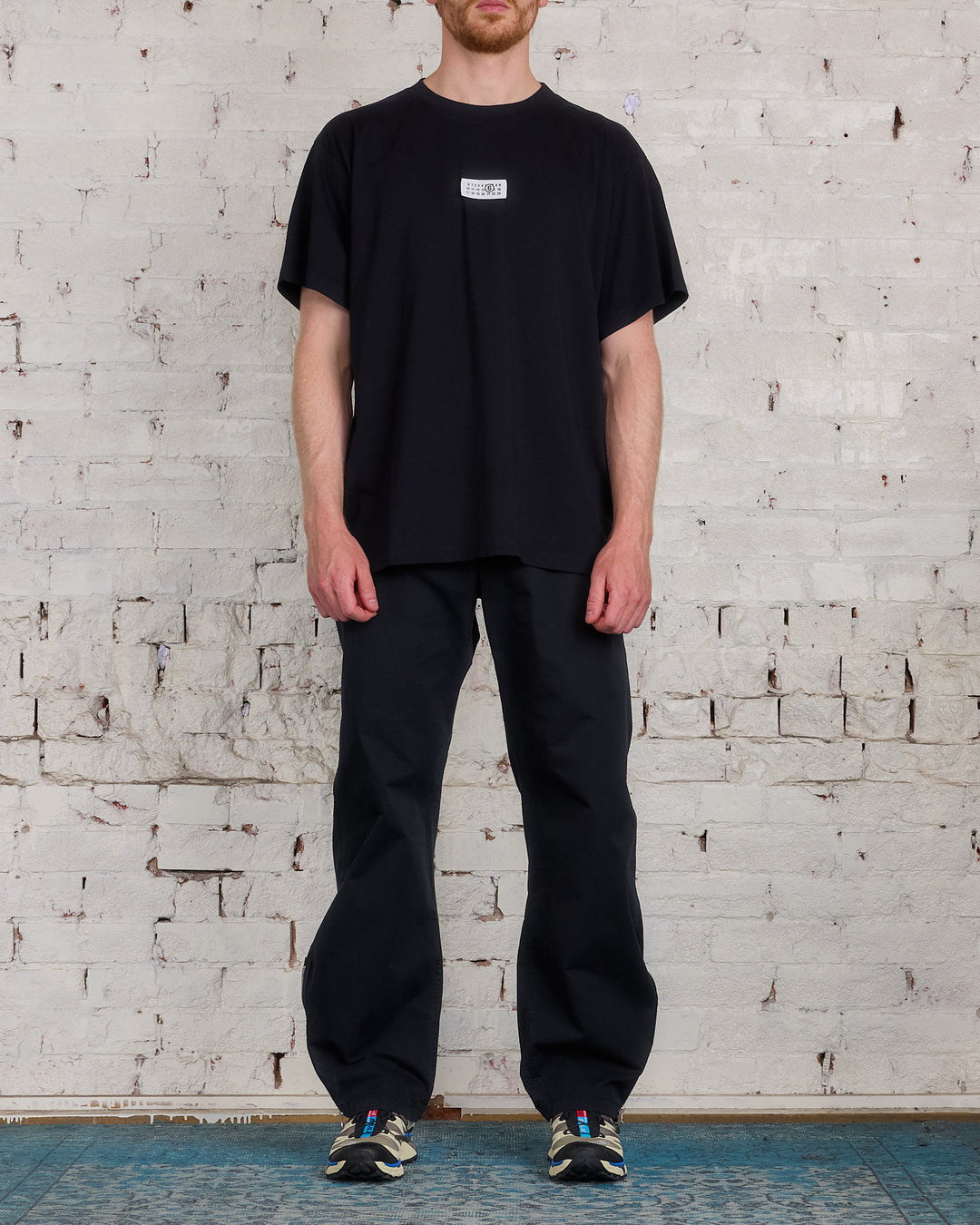 Maison Margiela MM6 Cotton Gabardine Zip Pant Black