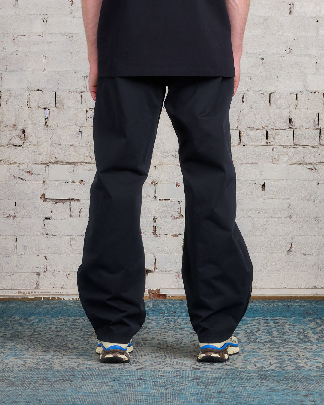 Maison Margiela MM6 Cotton Gabardine Zip Pant Black