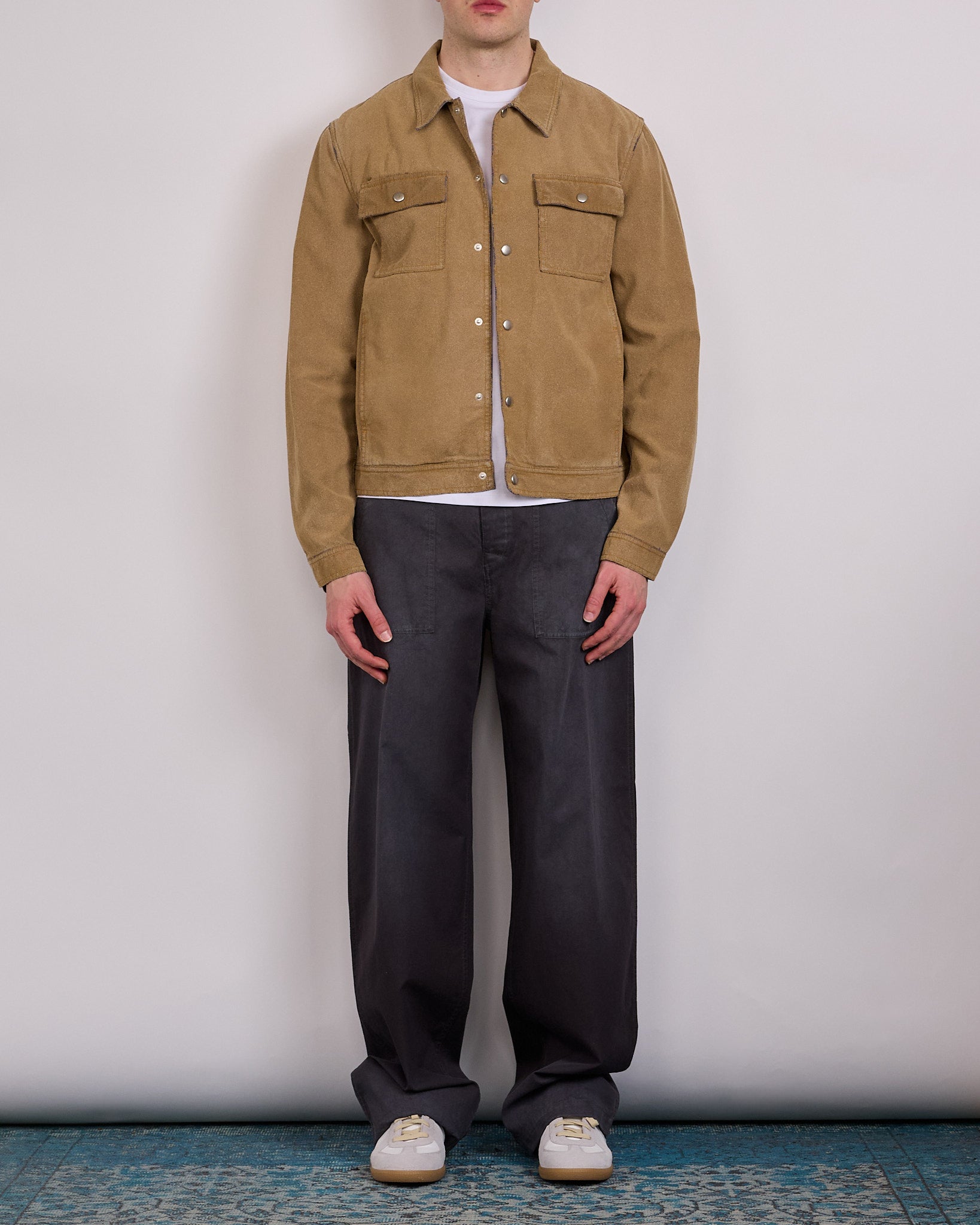 Maison Margiela MM6 Flock Denim Snap Jacket Sand – LESS 17