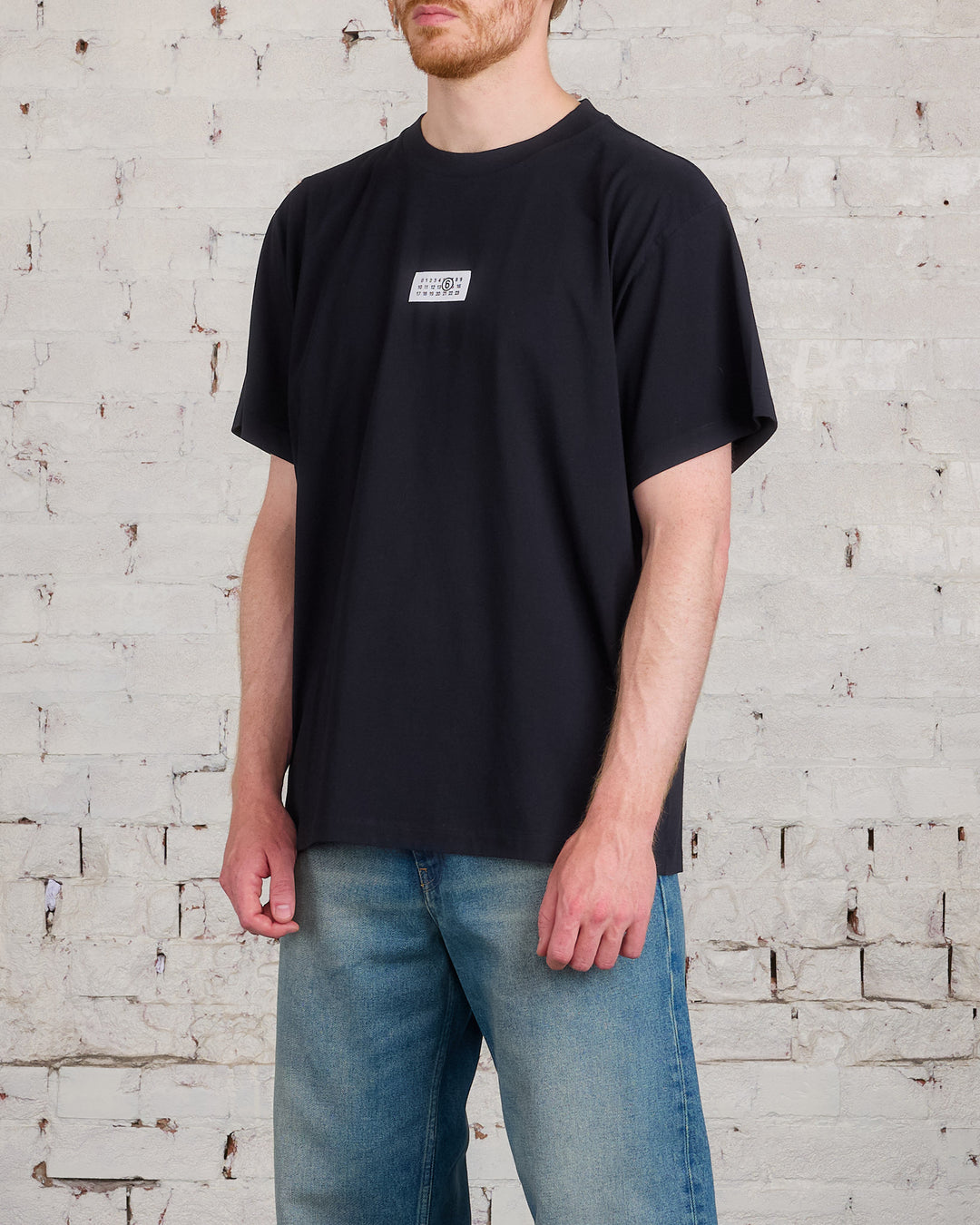 Maison Margiela MM6 Label Logo T-Shirt Black