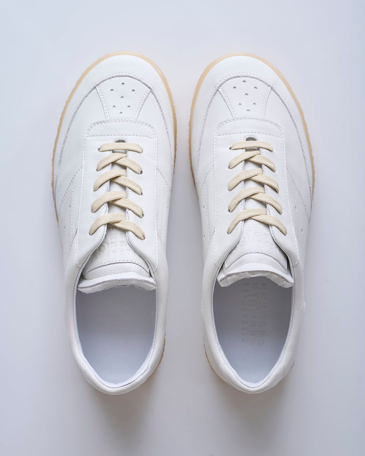 Maison Margiela MM6 Leather Sneaker Bright White