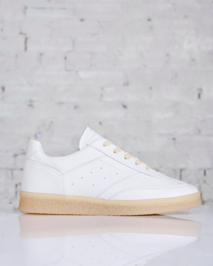 Maison Margiela MM6 Leather Sneaker Bright White