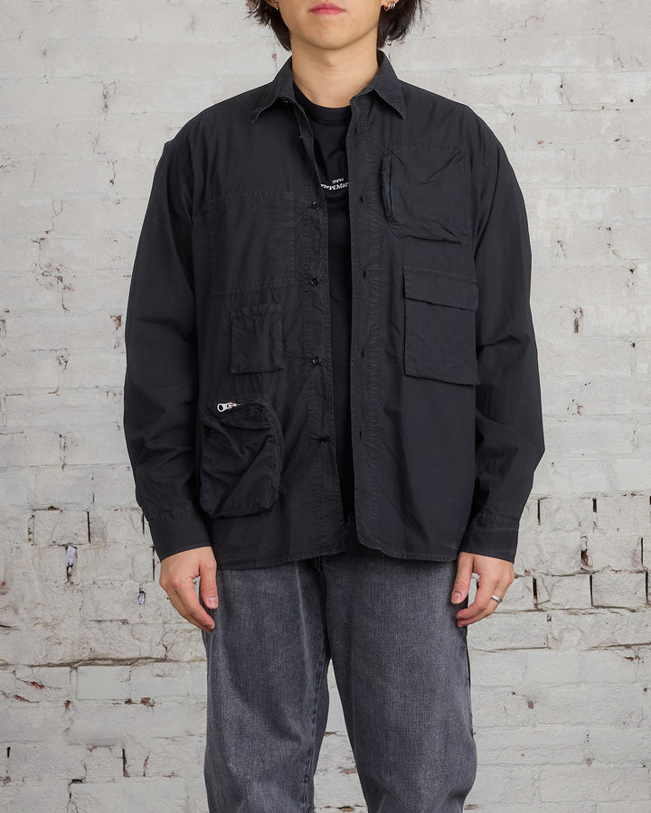 Maison Margiela MM6 Multi-Pocket Shirt Washed Black