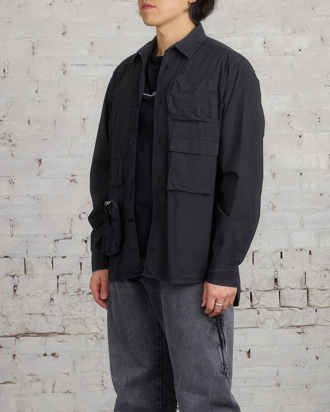 Maison Margiela MM6 Multi-Pocket Shirt Washed Black