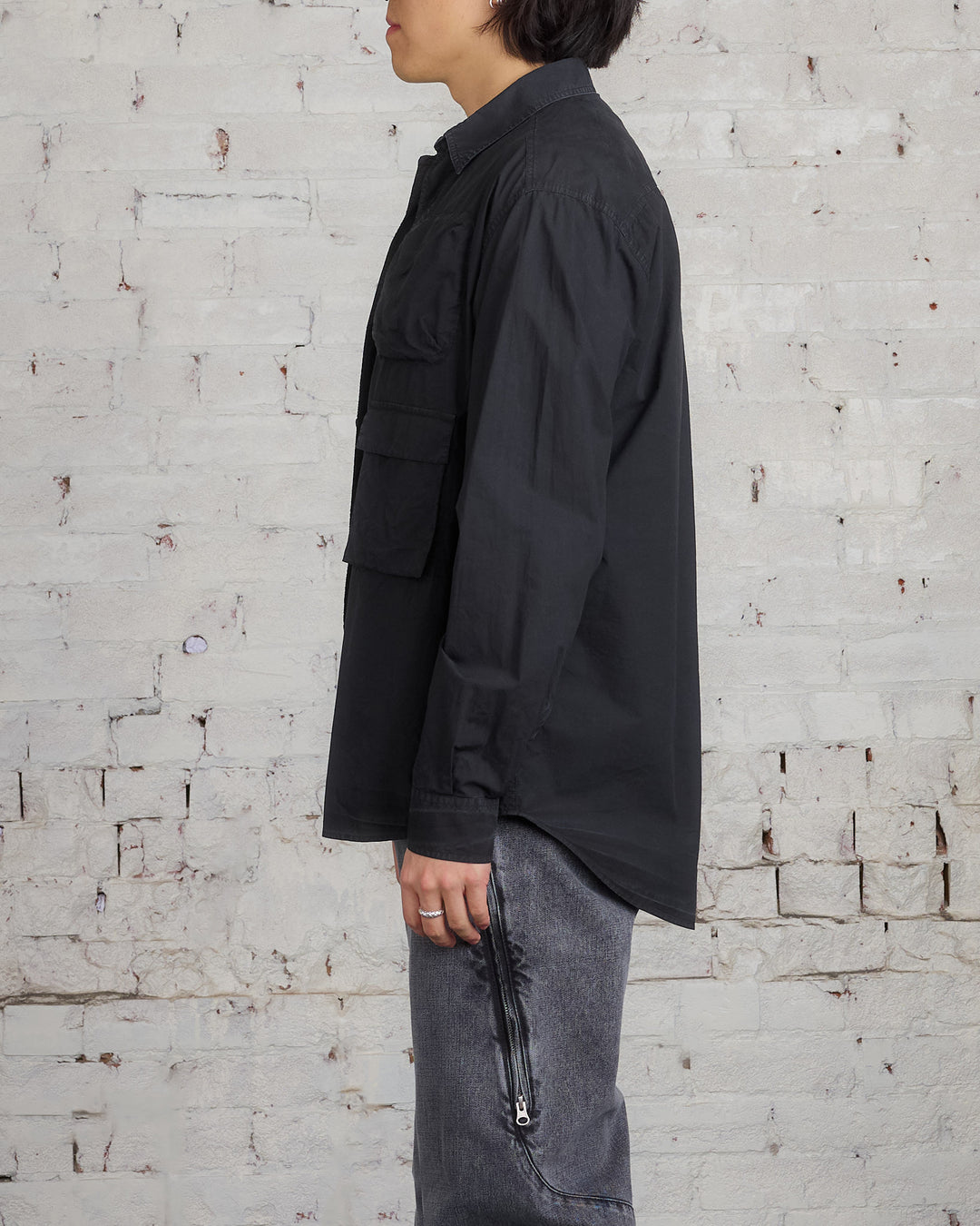 Maison Margiela MM6 Multi-Pocket Shirt Washed Black