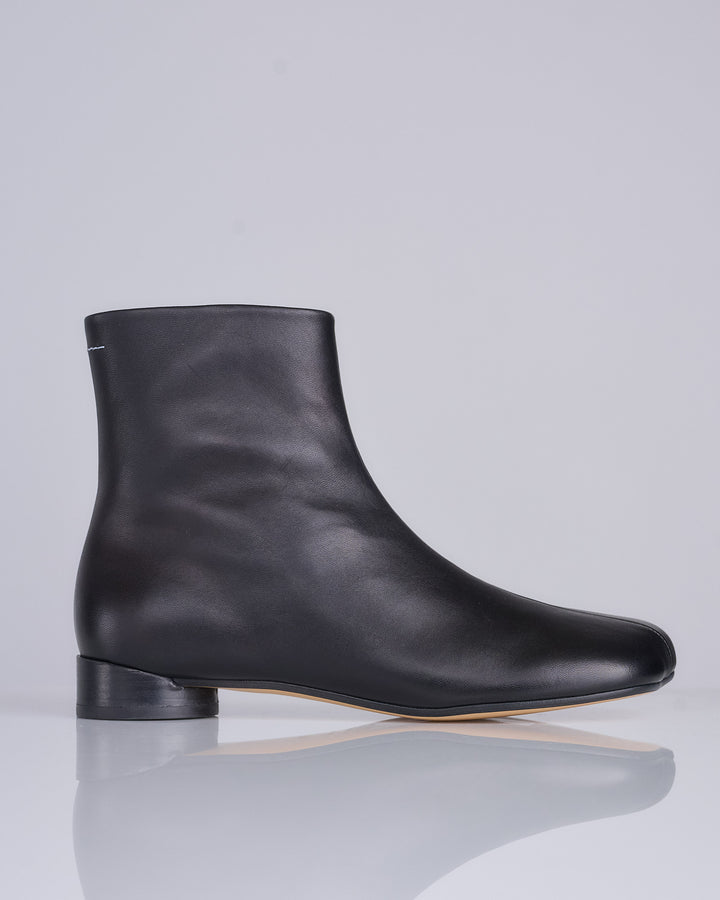 Maison Margiela MM6 Nappa Leather Trunk Boot Black