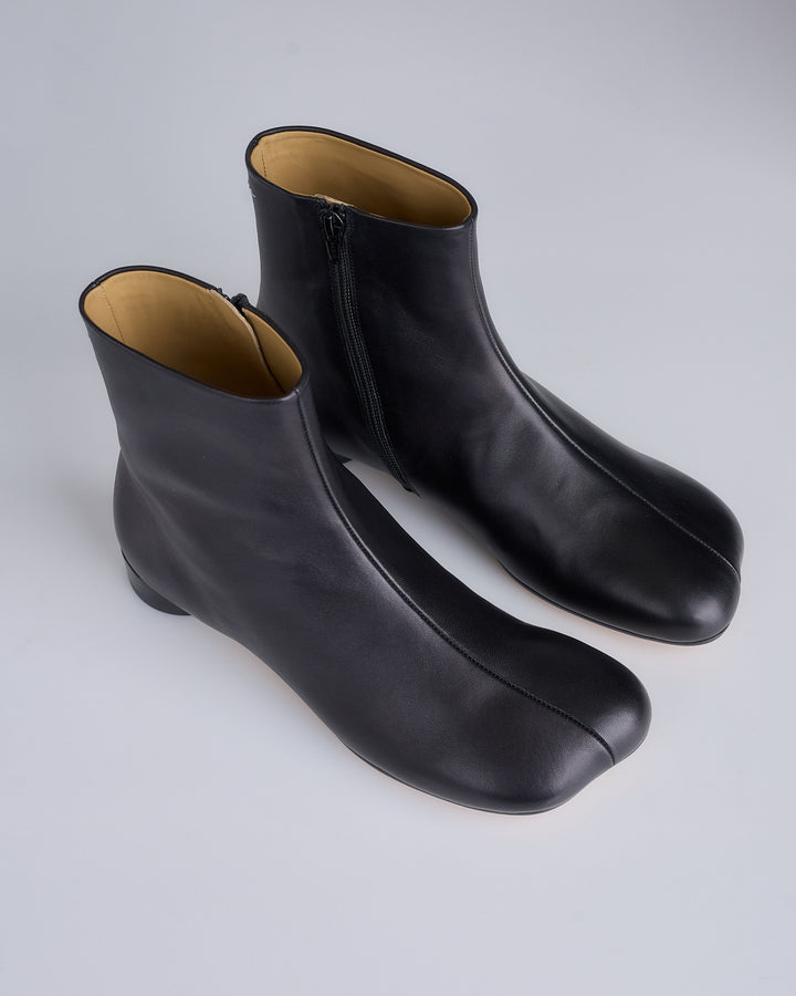 Maison Margiela MM6 Nappa Leather Trunk Boot Black