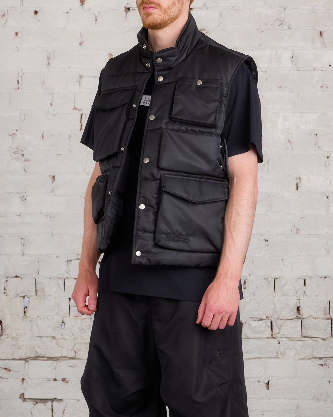 Maison Margiela MM6 Padded Cargo Vest Black