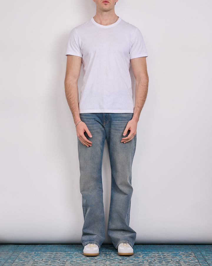 Maison Margiela MM6 Relaxed Patch Jean Med Blue