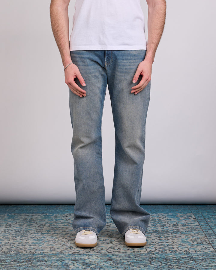 Maison Margiela MM6 Relaxed Patch Jean Med Blue