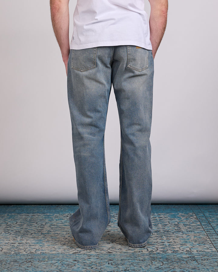 Maison Margiela MM6 Relaxed Patch Jean Med Blue