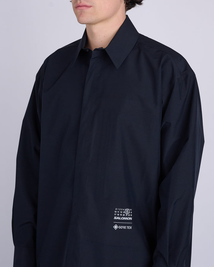 Maison Margiela MM6 Salomon Gore-Tex Shirt Deep Black