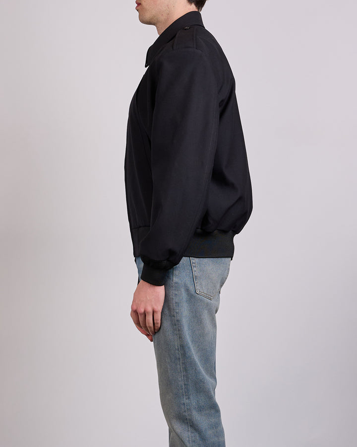 Maison Margiela MM6 Show Gabardine Zip Jacket Black