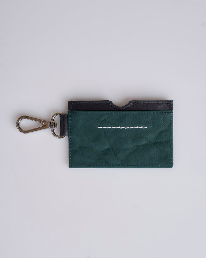 Maison Margiela MM6 Signature Cardholder Wallet Green Gables