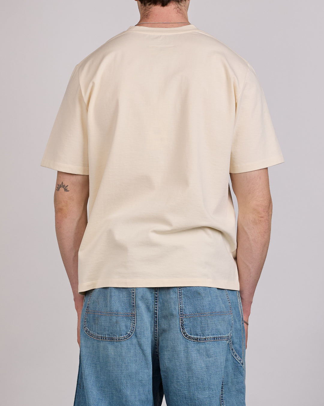 Maison Margiela MM6 Spray Hole T-Shirt Cream