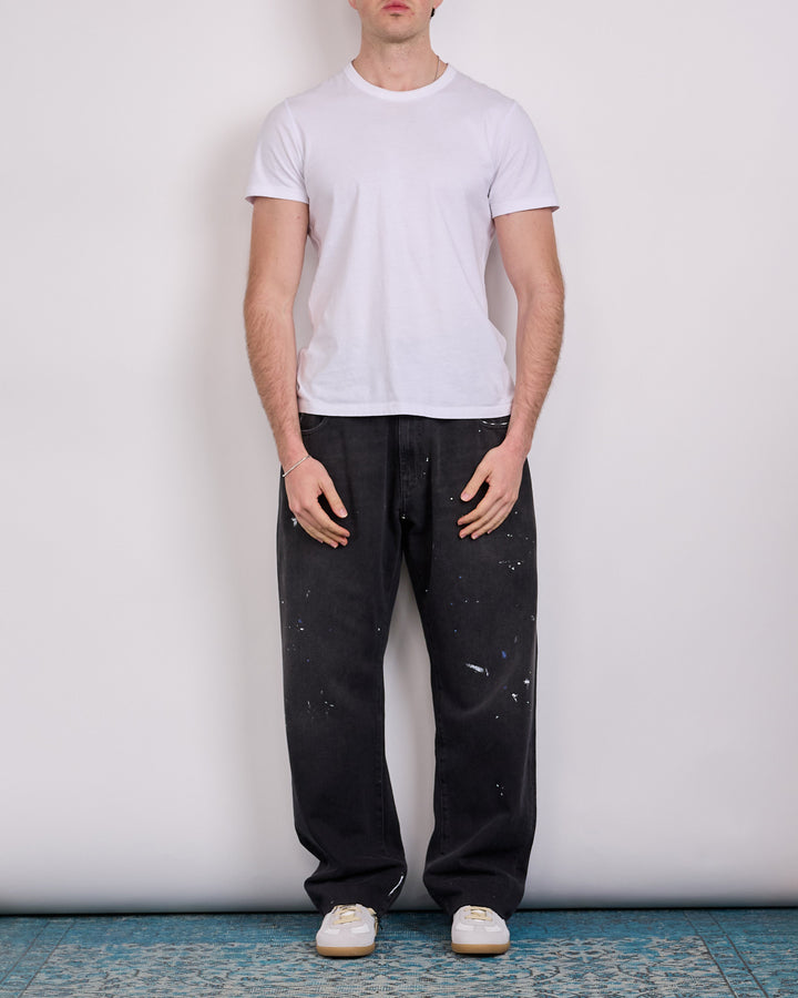 Maison Margiela MM6 Straight Fit Jean Black Paint