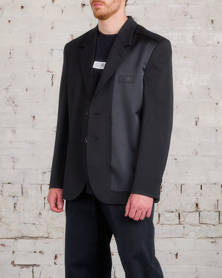 Maison Margiela MM6 Tailoring Logo Blazer Black