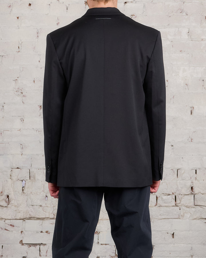 Maison Margiela MM6 Tailoring Logo Blazer Black