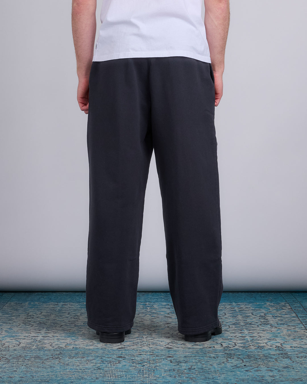 Maison Margiela MM6 Tape Logo Relaxed Sweatpant Black