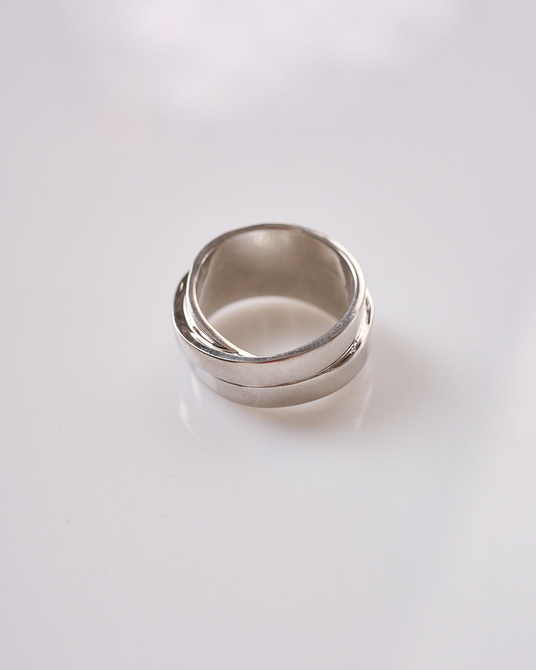 Maison Margiela MM6 Triple Logo Ring Palladio