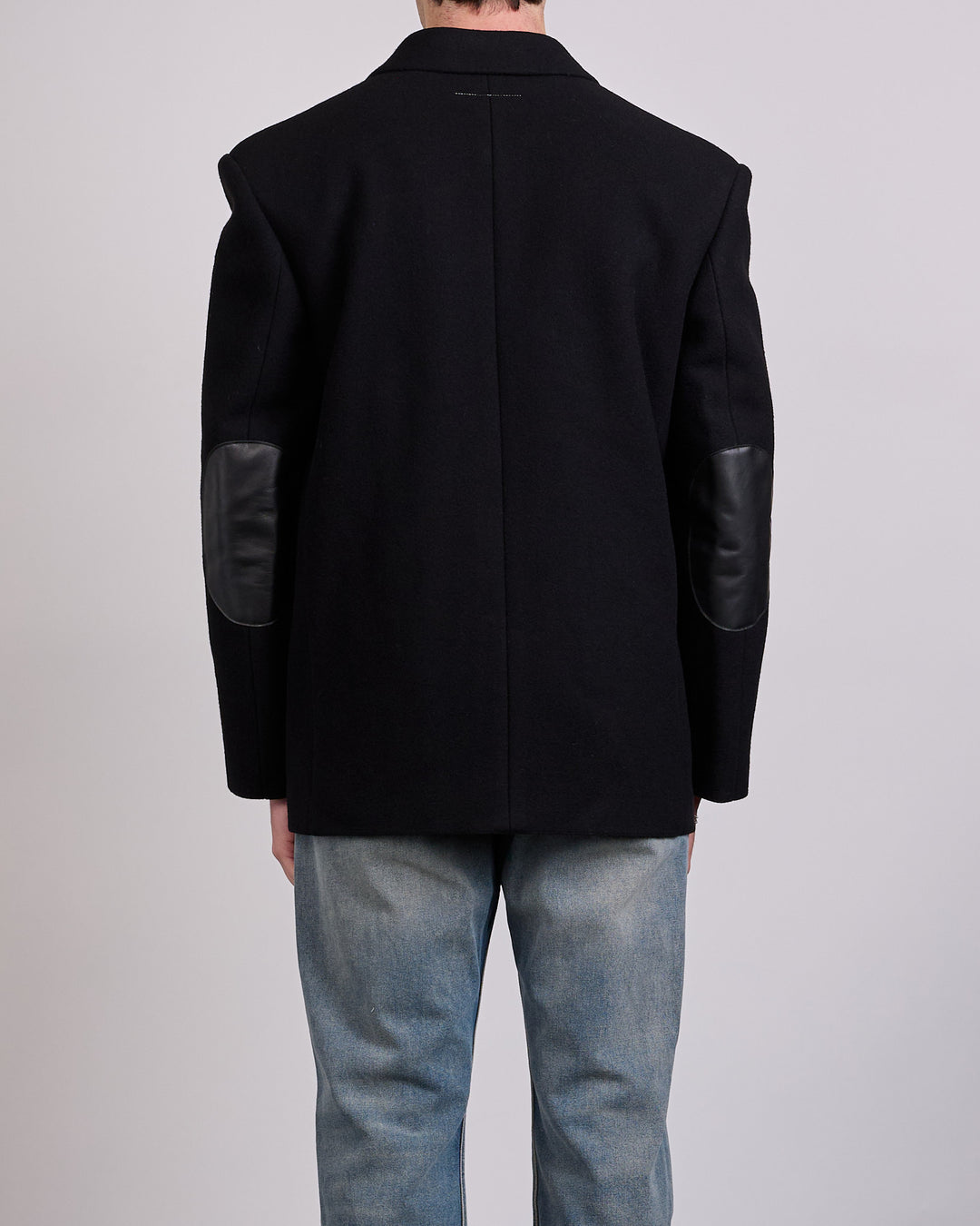 Maison Margiela MM6 Wool Felted Blazer Black