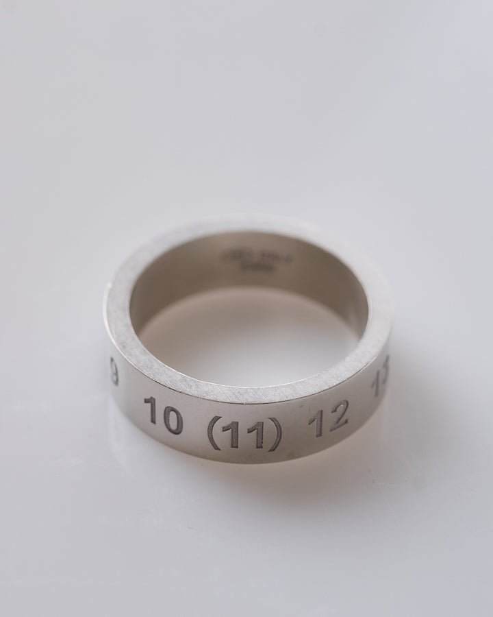 Maison Margiela Number Reference 6.5mm Ring Silver