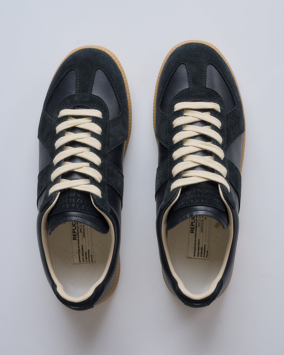 Maison Margiela Replica Leather Sneaker Black