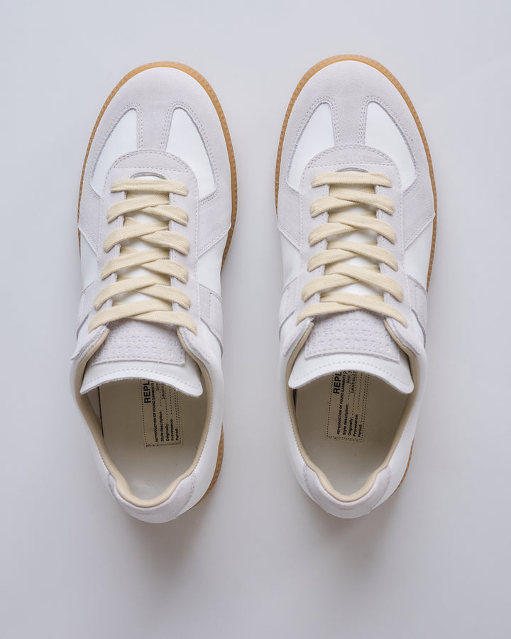 Maison Margiela Replica Leather Sneaker Off White