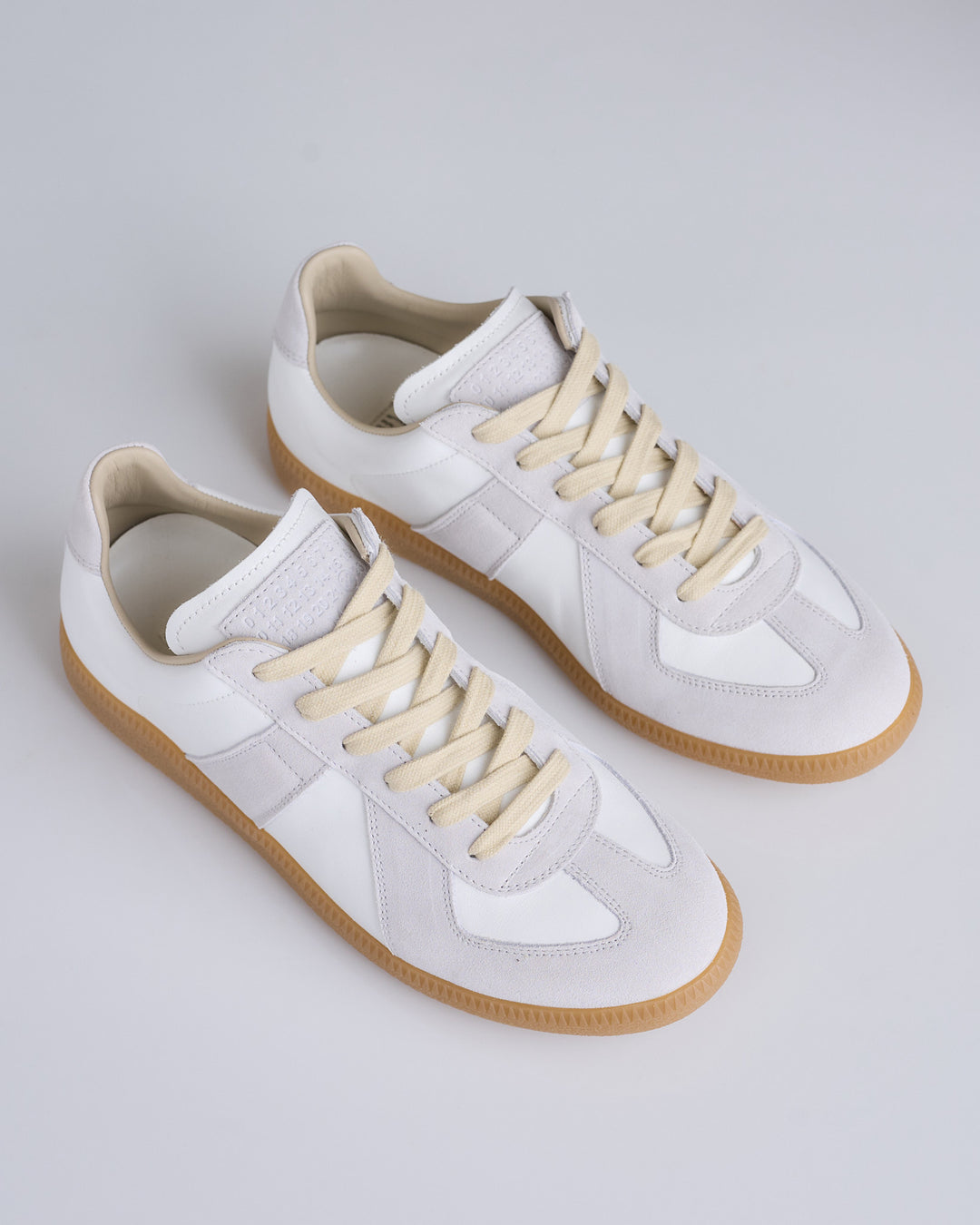 Maison Margiela Replica Leather Sneaker Off White