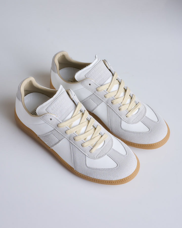 Maison Margiela Replica Leather Sneaker Off White