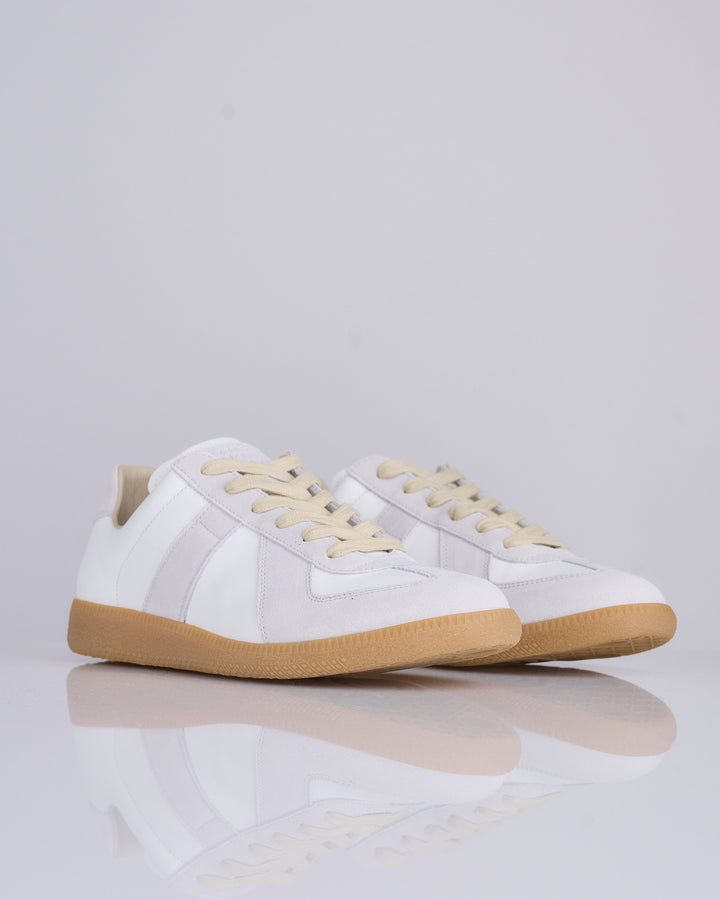 Maison Margiela Replica Leather Sneaker Off White