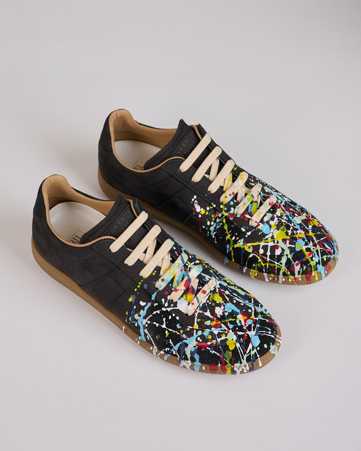 Maison Margiela Replica Paint Sole Black