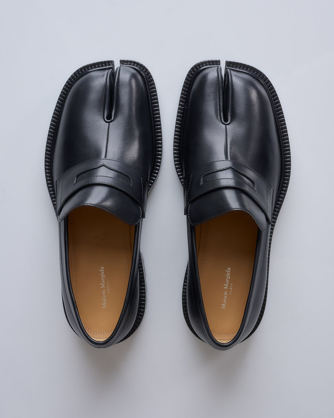 Maison Margiela Tabi County Loafer Box Calf Black