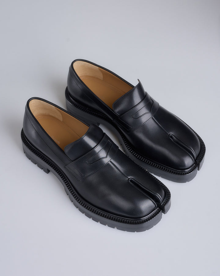 Maison Margiela Tabi County Loafer Box Calf Black